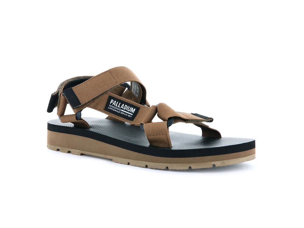 Sandalia Palladium OUTDOORSY URBANITY Hombre Verde Oliva | Costa Rica-82179